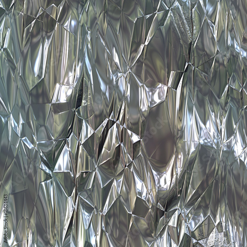 Obraz na płótnie canvas Folia aluminiowa