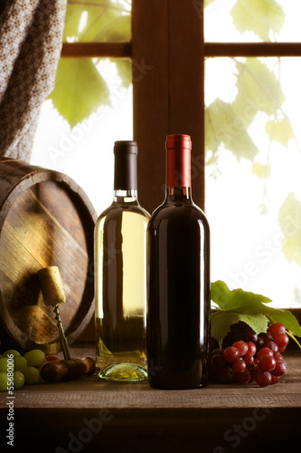 Obraz na płótnie canvas trzyczęściowy "tryptyk" Wino