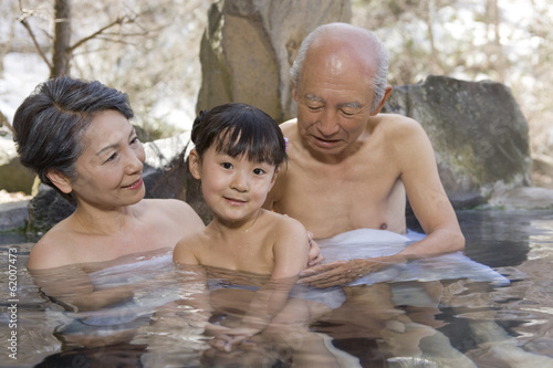 Nudist japanese family