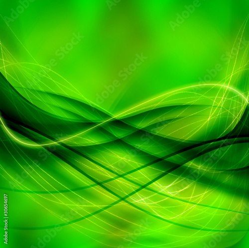 zielona abstrakcja
