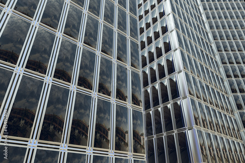 modern reflektive business tower