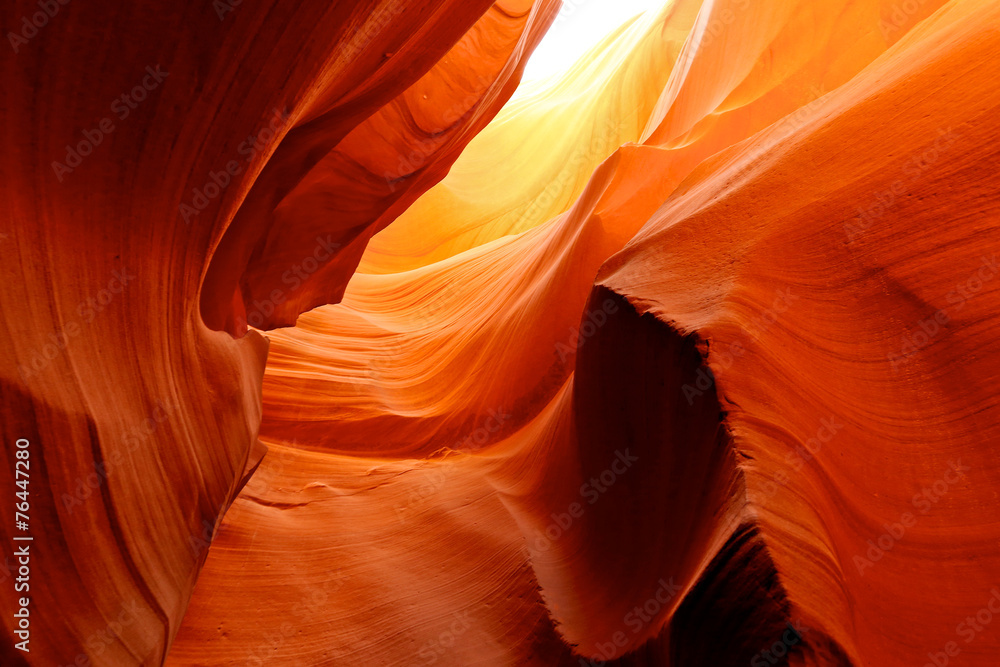 Fire in the Cave at Lower Antelope Canyon
