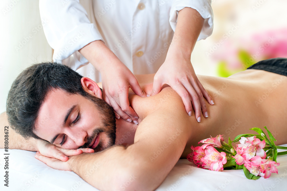 Touch the body massage fan image