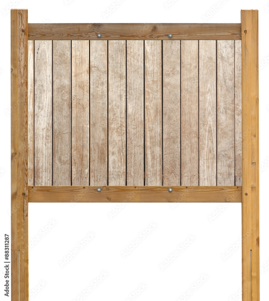 Panneau D Affichage En Bois Massif Stock Photo Adobe Stock