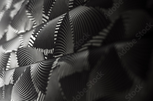 Black white abstract design paper wrap material vintage retro decor texture background detail photo