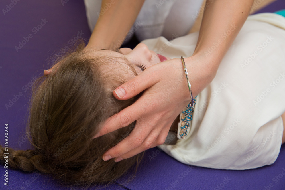 Mother daughter massage