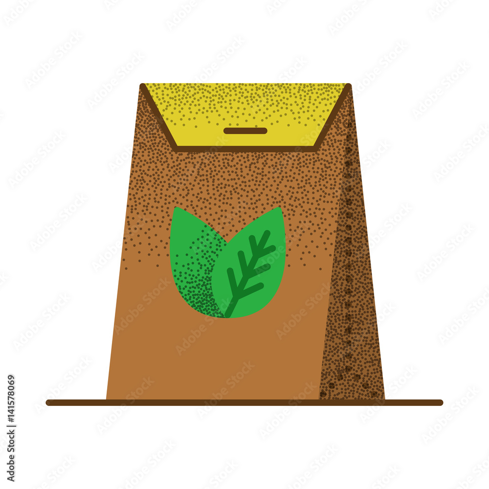 Tea Packed In A Paper Bag Packaging For Herbal Tea Or Spices Vector