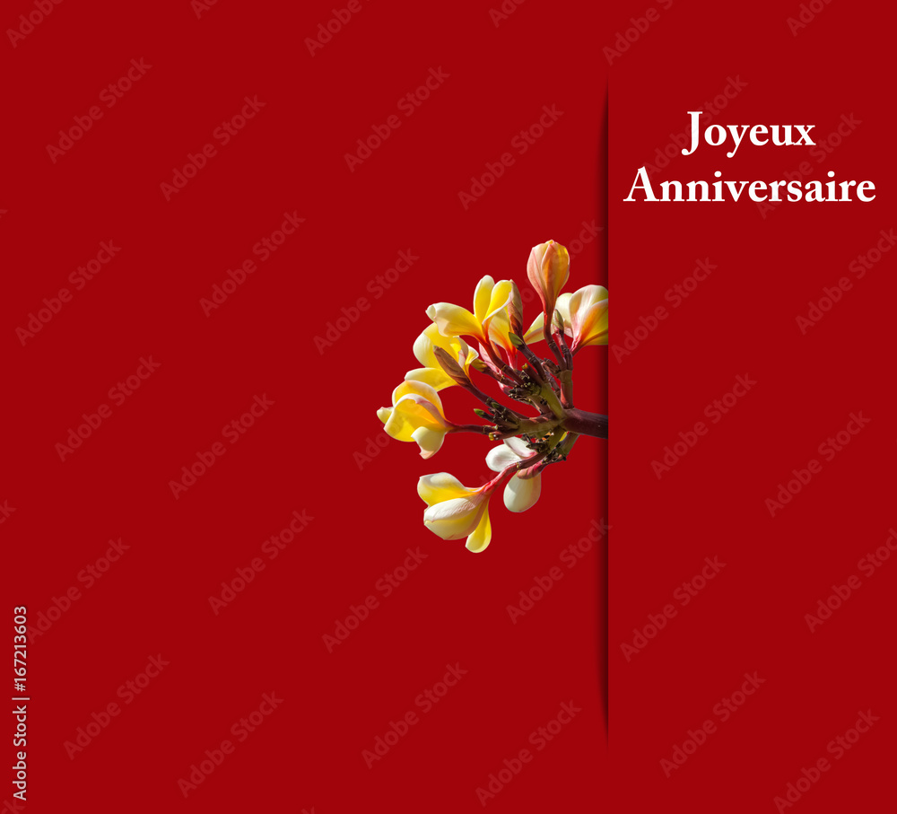 Carte Joyeux Anniversaire Stock Photo Adobe Stock