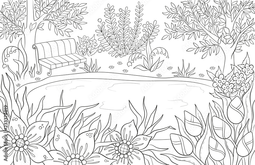 Coloring Pages Adult Water Landscape Coloring Book Coloring Pages
