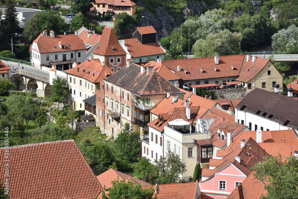 Český Krumlov Krumau UNESCO Weltkulturerbe Tschechien Böhmisch