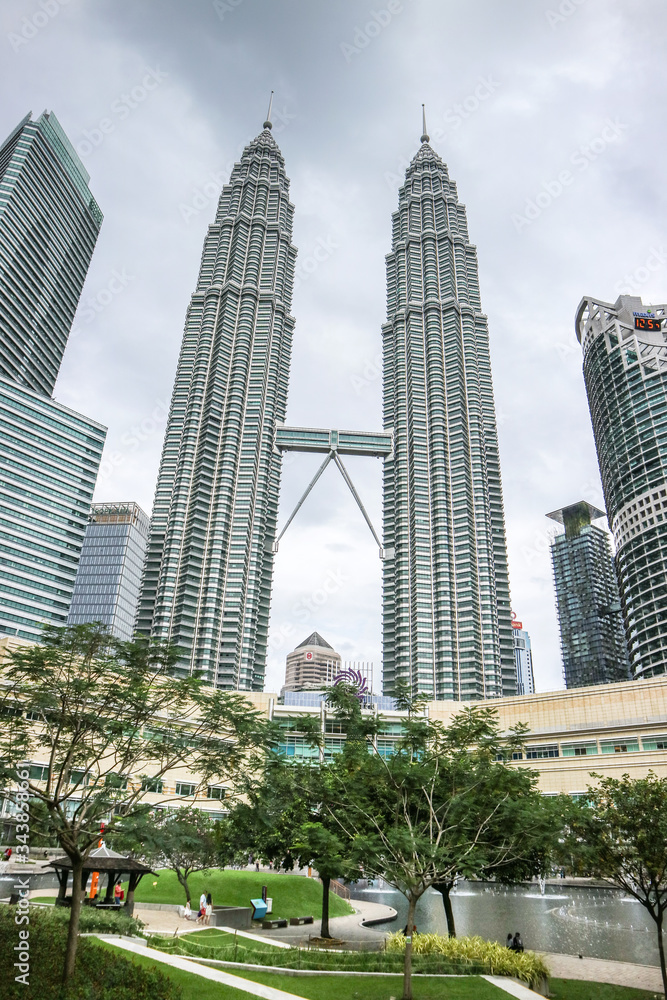 Petronas Towers Also Known As Menara Petronas Stock Photo Adobe Stock