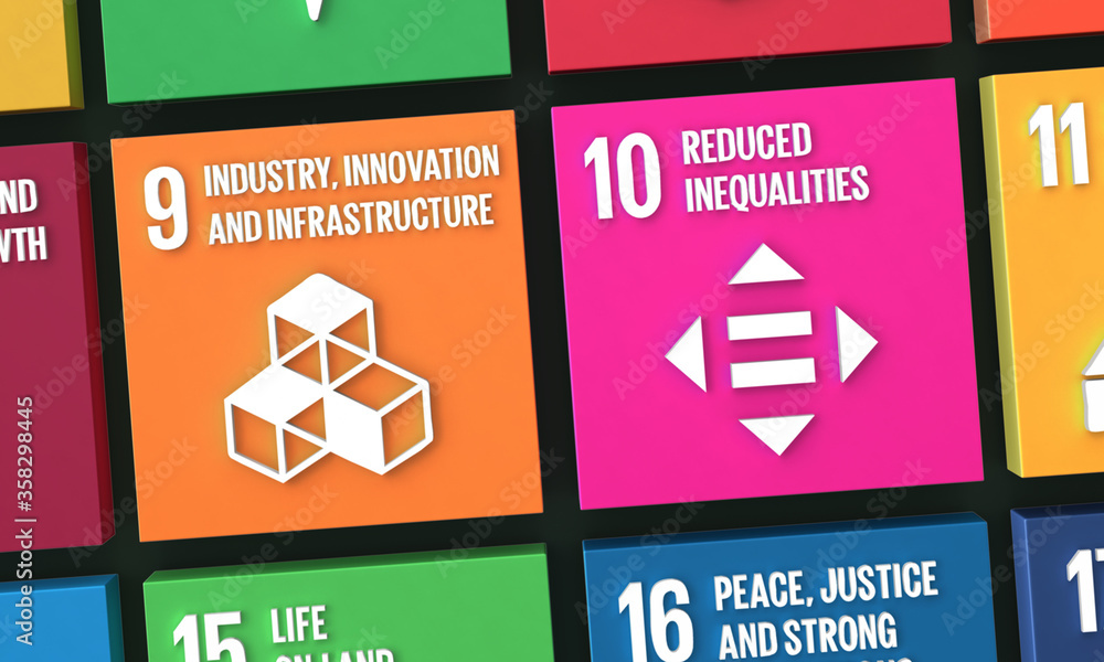 Sustainable Development Goals The United Nations SDG D Rendered Illustration SDG Icons