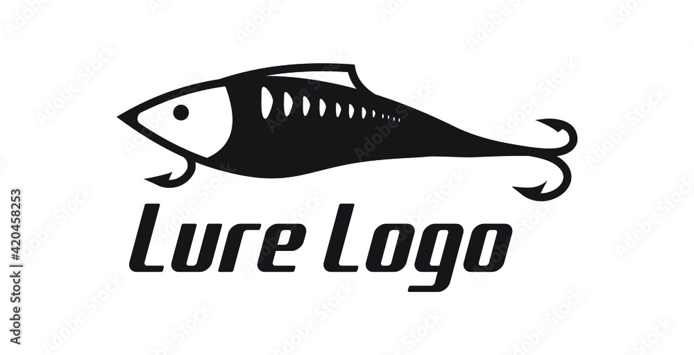 Lure Fishing Logo Exclusive Design Inspiration Stock Vector Adobe Stock