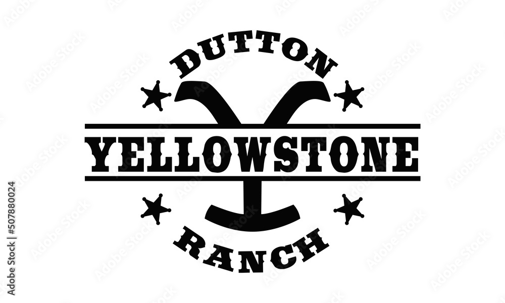 Yellowstone Dutton Ranch Cut File SVG Cricut Silhouette Eps