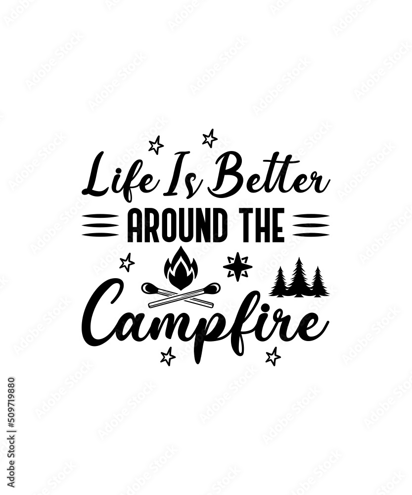 Camping Svg Bundle Adventure Happy Camper Camp Life Svg Camping