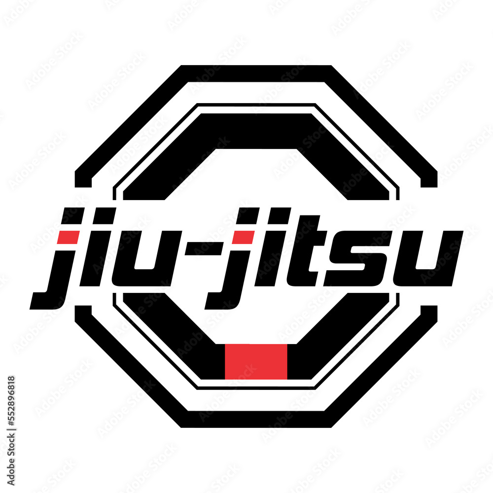 Vetor De Jiu Jitsu Logo Do Stock Adobe Stock