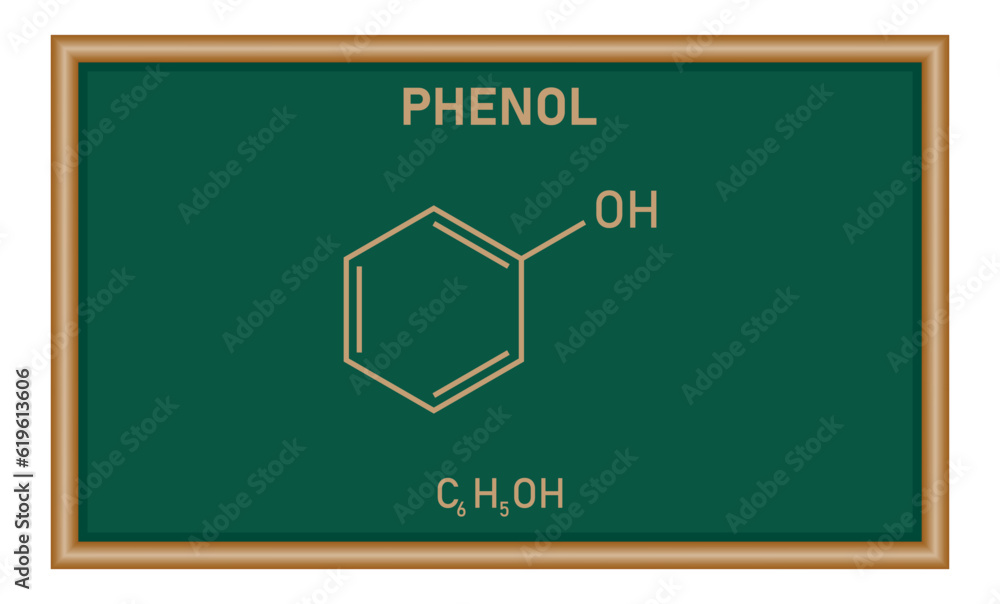 Chemical Structure Of Phenol C H Oh Chemical Resources For Teachers