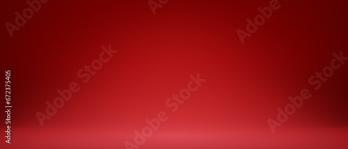 3d illustration rendering scene abstract background for merry xmas holiday decoration element, red wallpaper backdrop