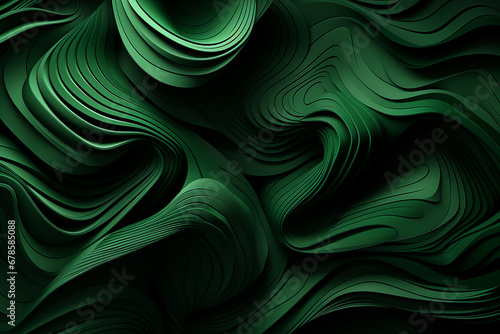 Abstrakcja Zielona