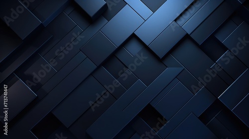 Abstract geometric background with dark blue for presentation business