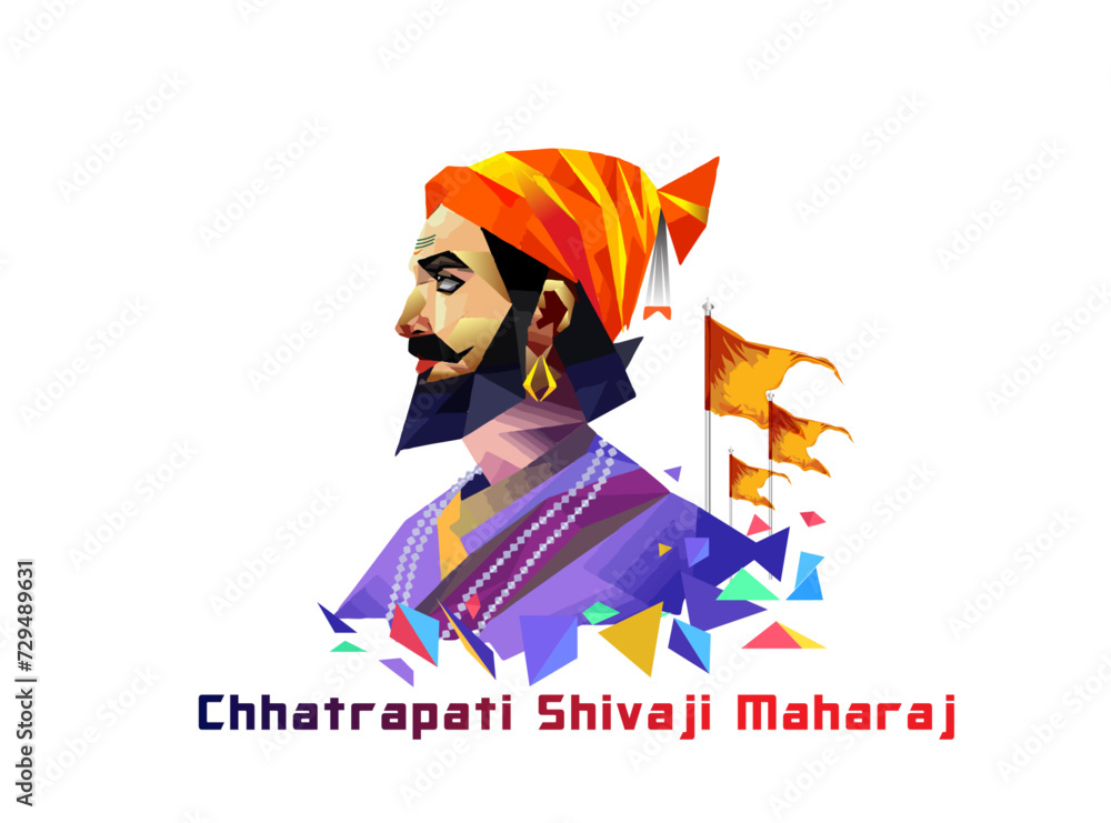 Chhatrapati Shivaji Jayanti Indian Freedom Fighter Poster Design