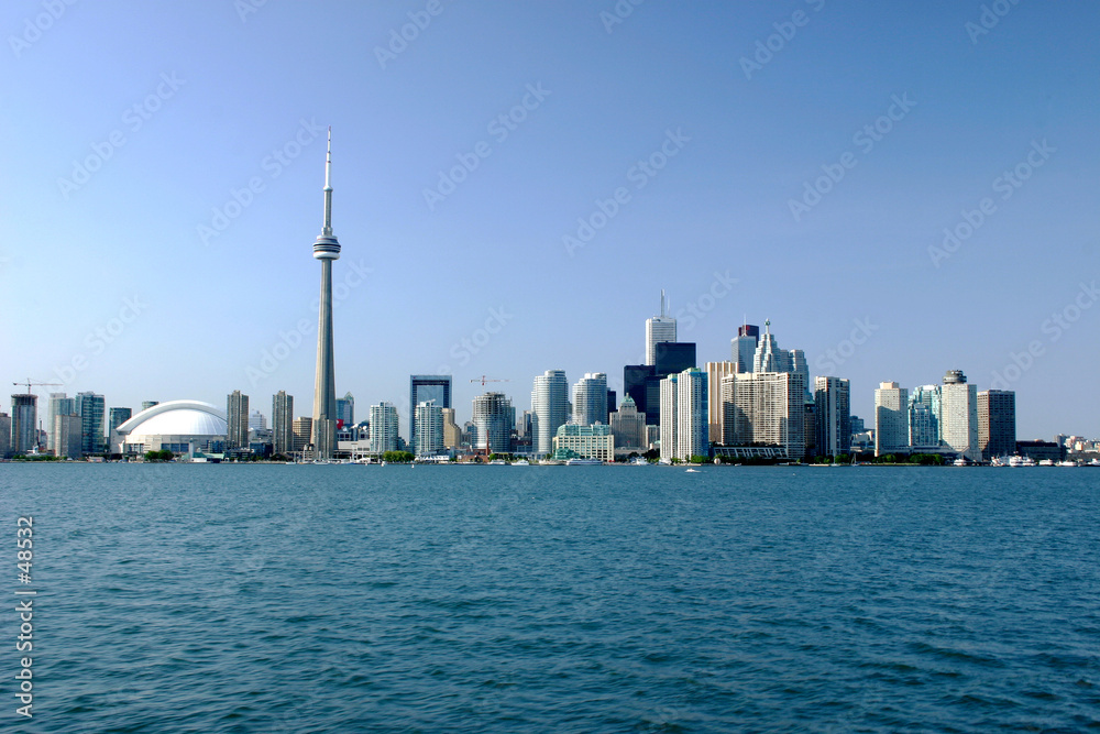 Toronto Skyline Wall Mural Wallpaper Murals Wallsheaven Rohit Seth