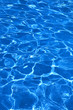 canvas print picture pure blue water in pool