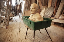 Marble Bust Of Lenin
