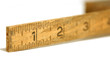 close up on an old measuring tape / ruler