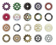© IndianSummer - gears collection #5. isolated
