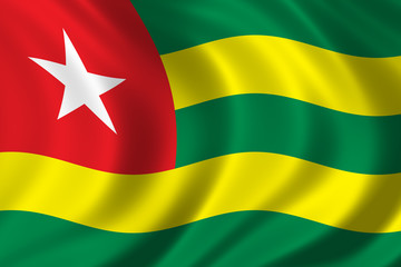 Wall Mural - flag of togo