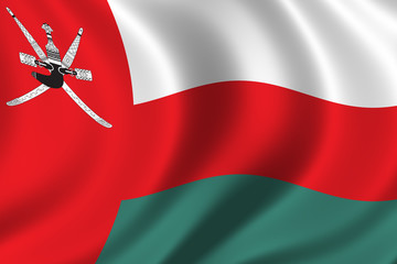 Wall Mural - flag of oman