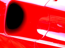 Red Ferrari Gtb Air Intake