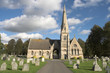 Cemetery in Grantham in England