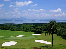 Golf Course On Lake Taal