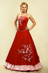 Wall Mural - lovely red dress.