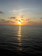 Sunset Over The Gulf Of Mexico