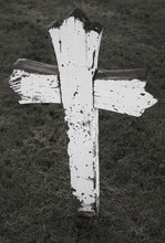 Dilapidated Wooden Cross