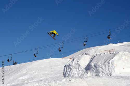 Board z aluminiowym obramowaniem Saut half pipe