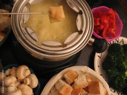 Board z aluminiowym obramowaniem Fondue (sery)