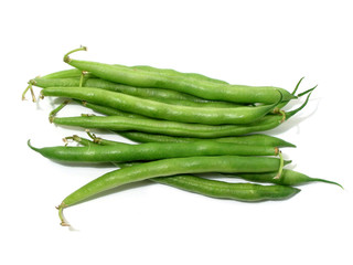 Sticker - green beans on white