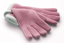 Pink Woolen Gloves