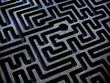 canvas print picture - labyrinth - texture