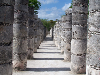 Wall Mural - ruins of ancient maya city chichen itza