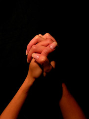 woman praying