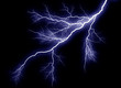 canvas print picture - lightning strike