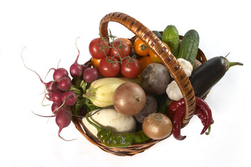 Wall Mural - vegetable's basket