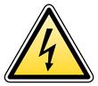 warning high voltage/electricity