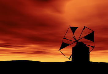 Wall Mural - windmill