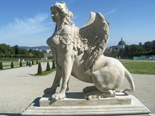 Griffin Statue In Vienna